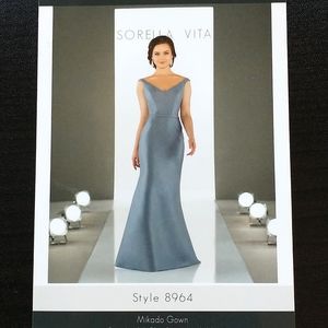 Stone Blue Formal Long Gown